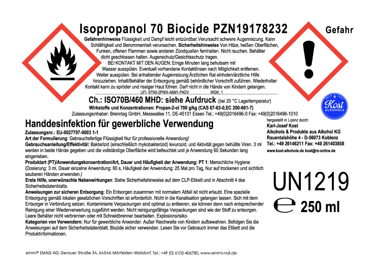 Hand and surface disinfectant - 250ml
