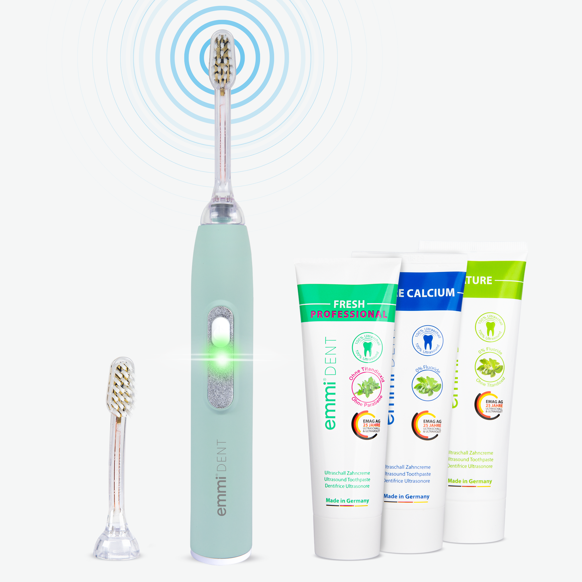 Ultrasonic toothbrush Metallic Nature Set