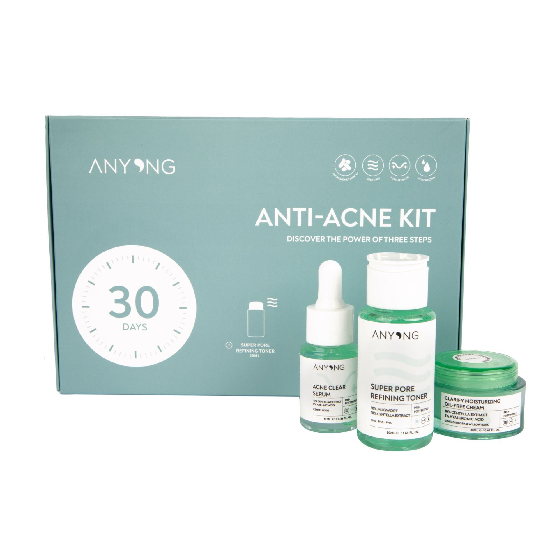 Set Serum Facial ANTI-ACNE 30 Días