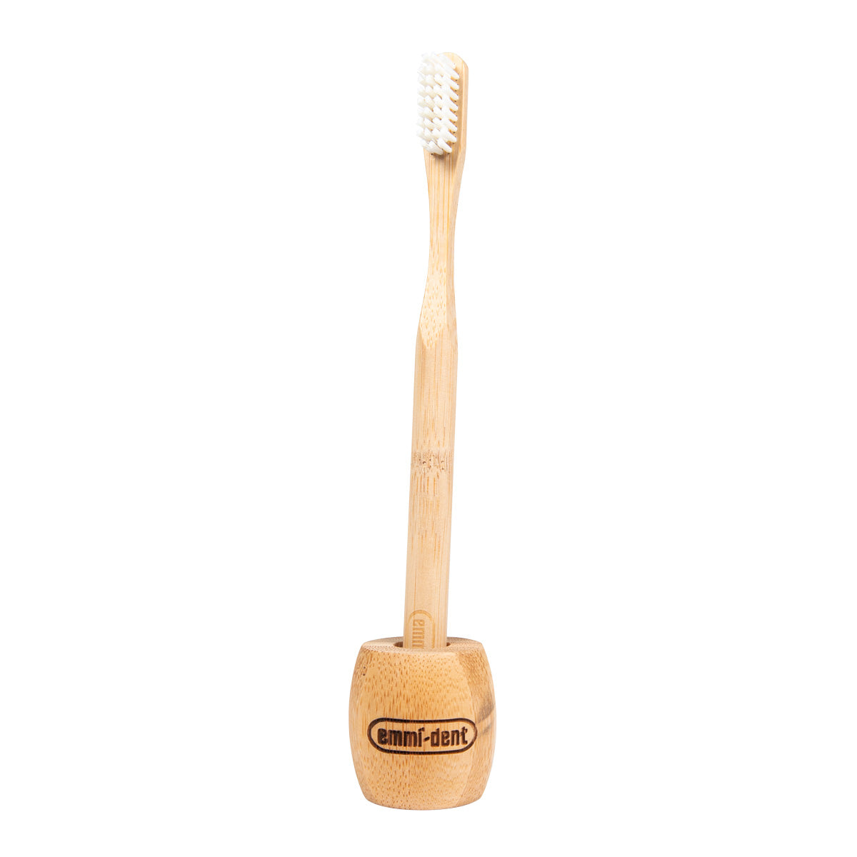 Brosse à dents en bambou avec support