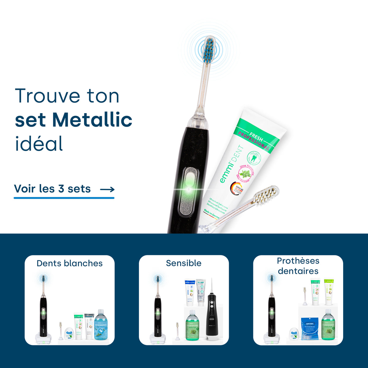 Angebots-Sets Metallic