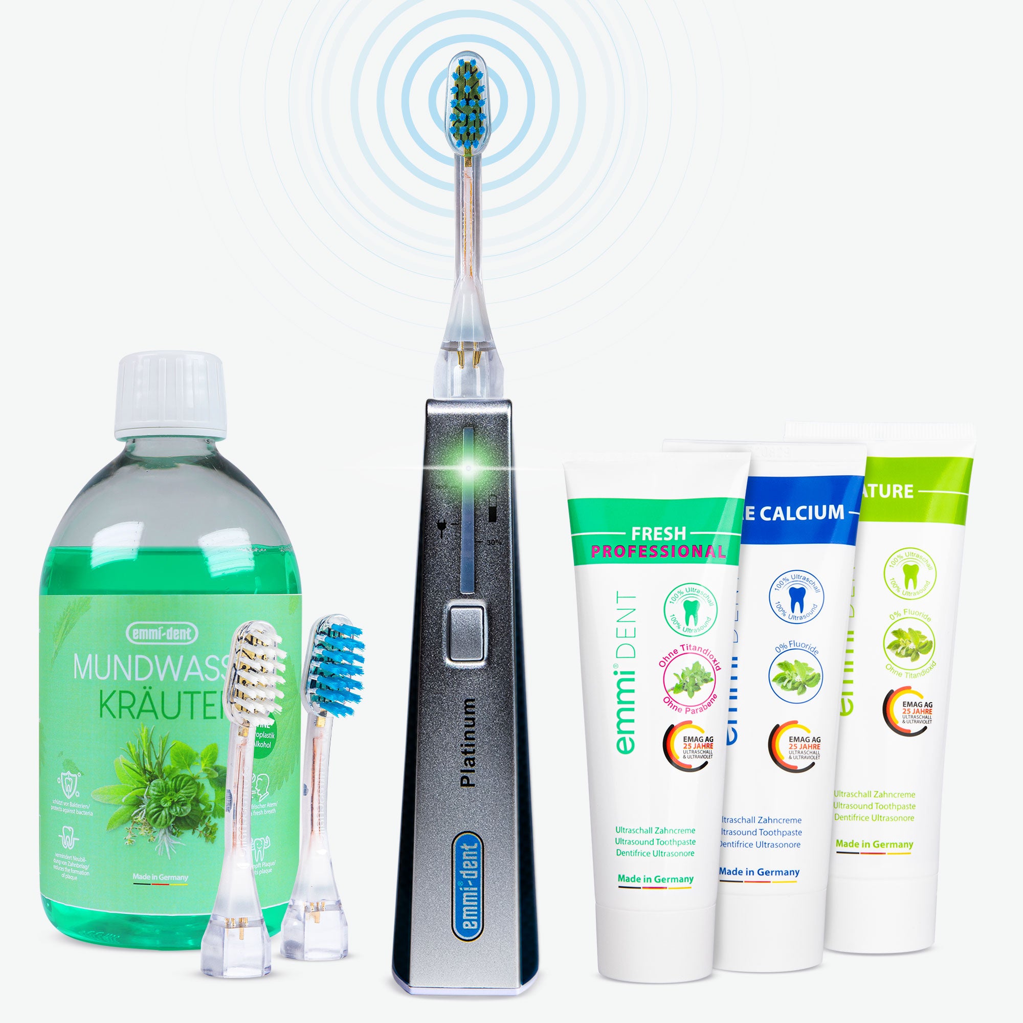 Ultrasonic toothbrush Platinum Nature Set