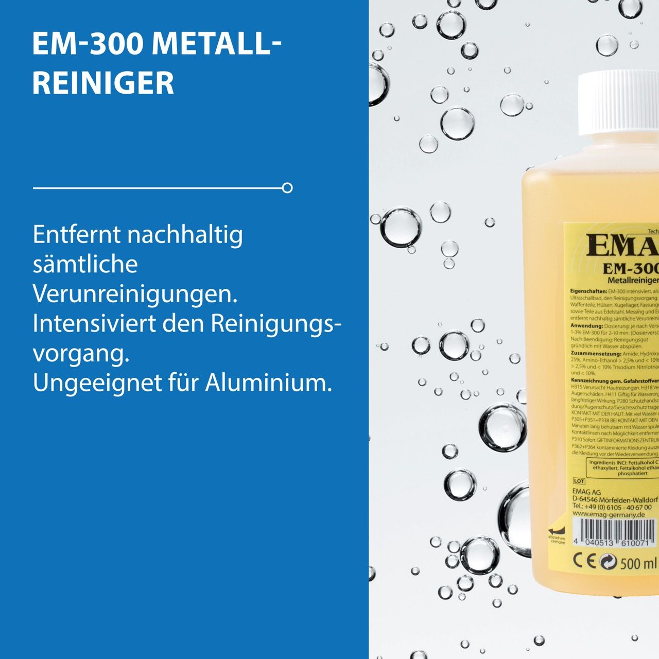 EM-300 Detergente per metalli 500ml