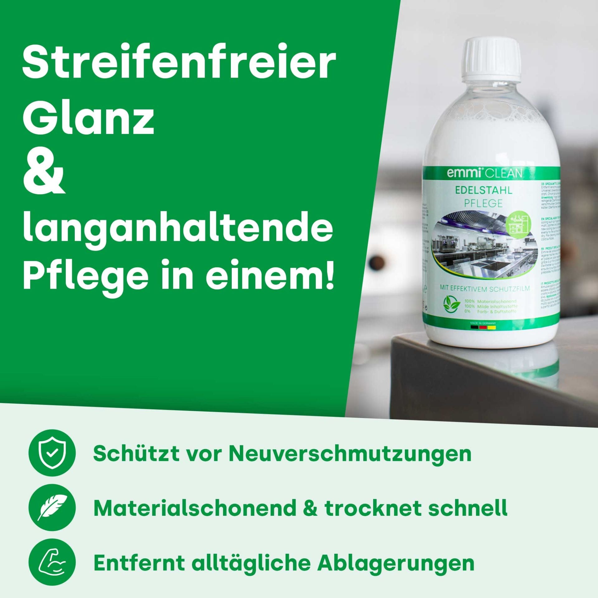 Edelstahl Pflege & Reiniger 500ml